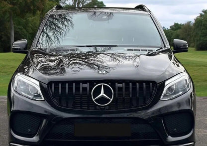 Tuning Front Grille (GT Panamericana Black) for Mercedes GLE coupe C292 2015-2019 - image 1