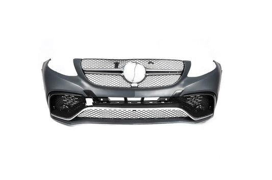 Front bumper GLE63 AMG V1 (for GLE) for Mercedes GLE/ML сlass W166 2011-2018 - image 1