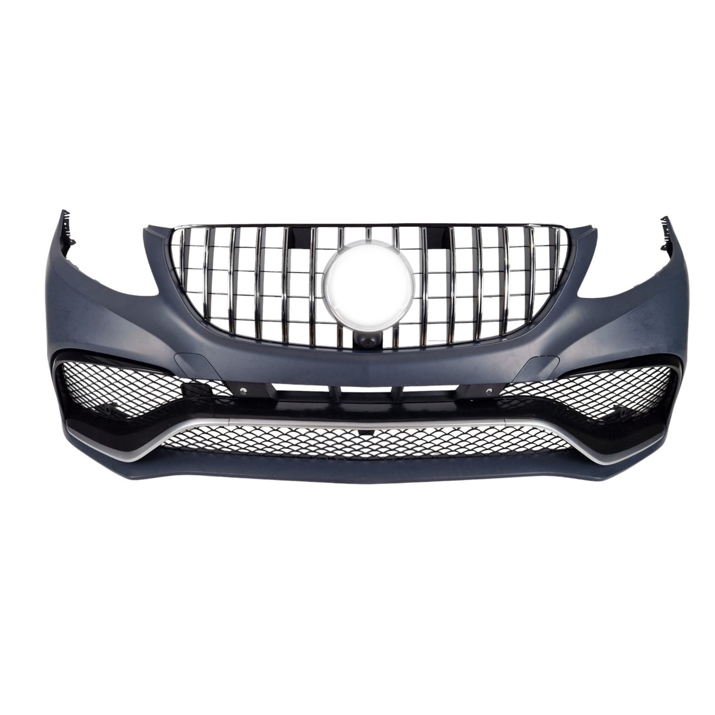Front bumper GLE63 AMG V2 (for GLE) for Mercedes GLE/ML сlass W166 2011-2018 - image 1