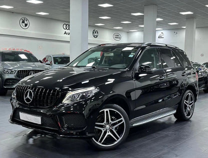 Front Grille GT Panamericana Black (for GLE) for Mercedes GLE/ML сlass W166 2011-2018 - image 2