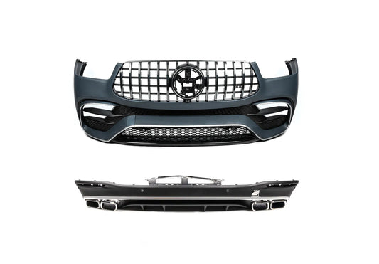 AMG GLE63 body kit (with rear diffuser) for Mercedes GLE W167 - image 1