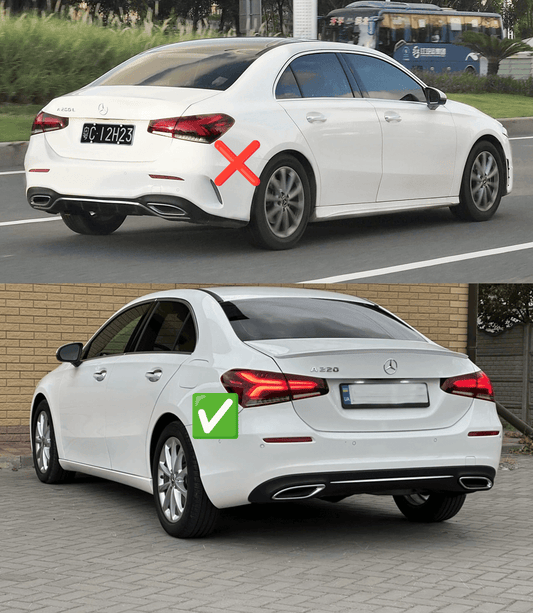 Mudguards Premium Sedan (for Base, 4 pcs.) for Mercedes A-class W177 2018↗ - Reelken Auto