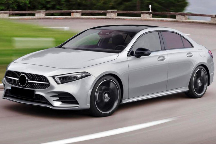 Front Grille Diamond Silver (for 2018-2022) for Mercedes A-сlass W177 2018- - image 6