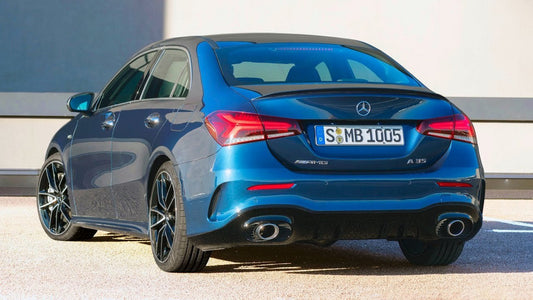 Rear diffuser with exhaust tips (Design A35 SD) for Mercedes A-сlass W177 2018- - image 1