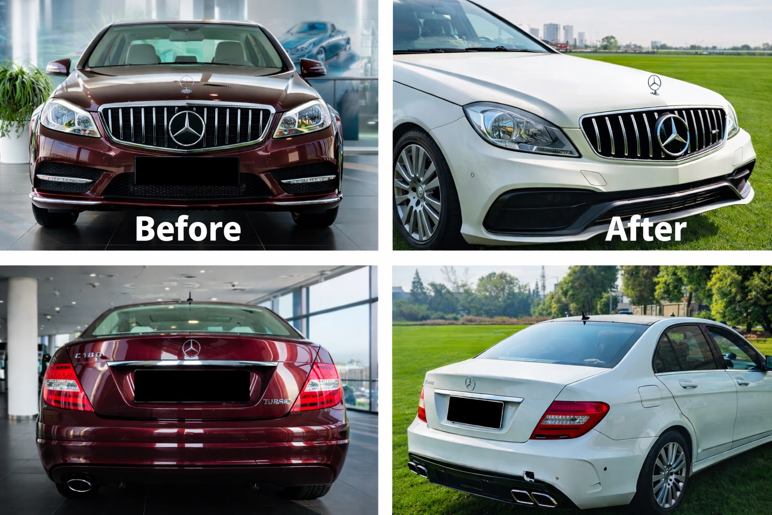 Body kit in W205 design for Mercedes C-class W204 2007-2015 - image 1