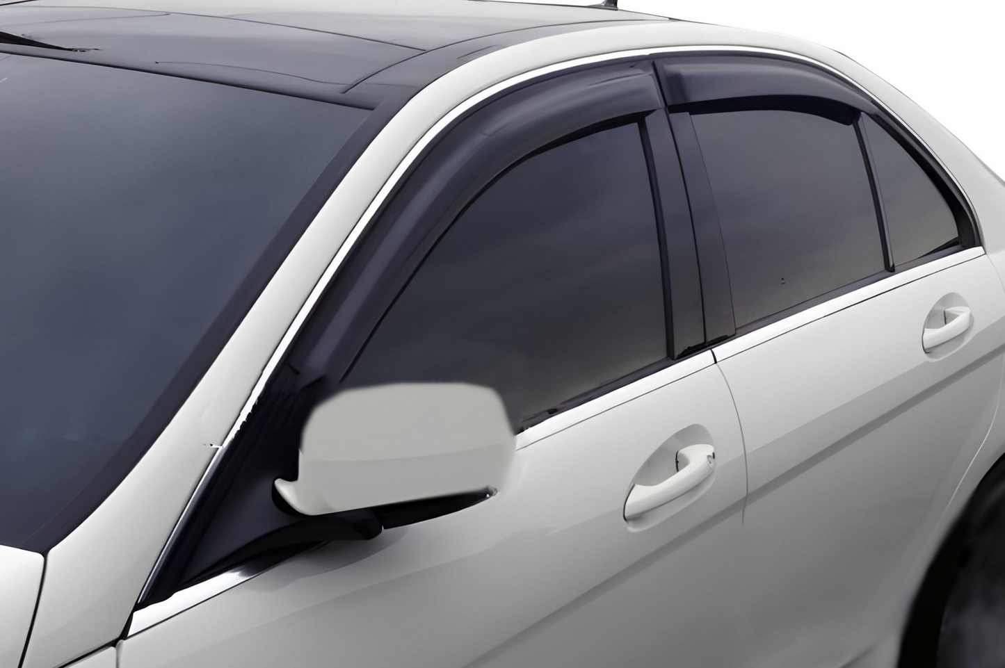 Window Deflectors SD (4 pcs, HIC) for Mercedes C-class W204 2007-2015 - image 1