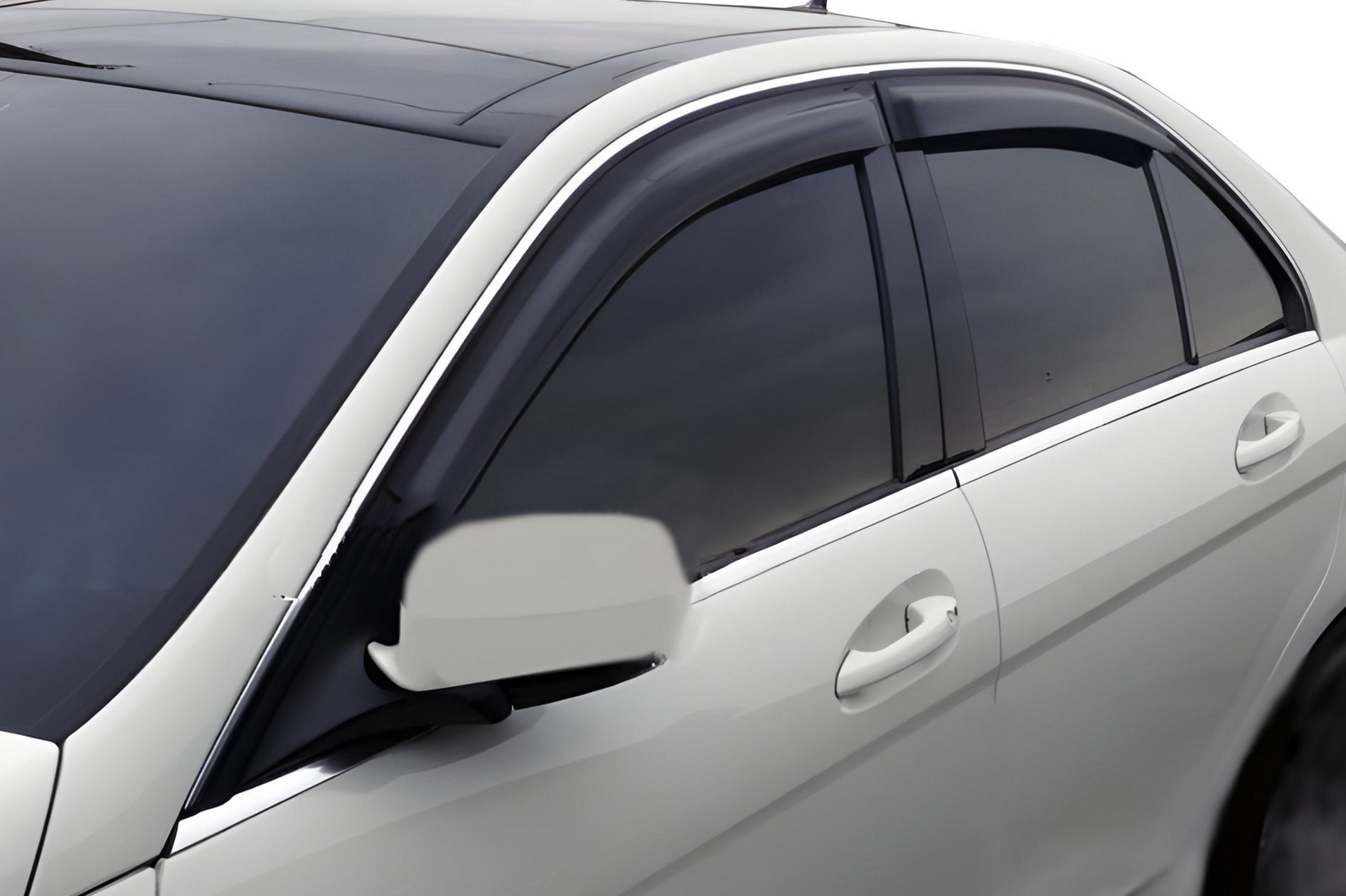 Window Deflectors SD (4 pcs, HIC) for Mercedes C-class W204 2007-2015 - image 1