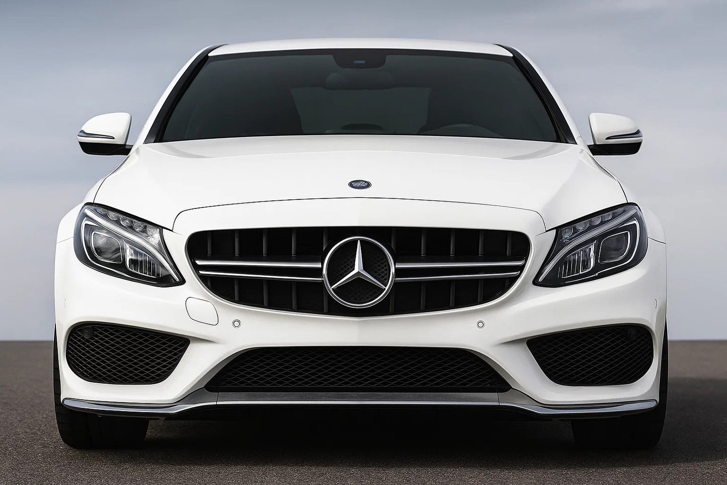 Front Grille C63-Design (for Avantgarde/AMG-Line/C43 AMG) for Mercedes C-сlass W205 2014-2021 - image 2