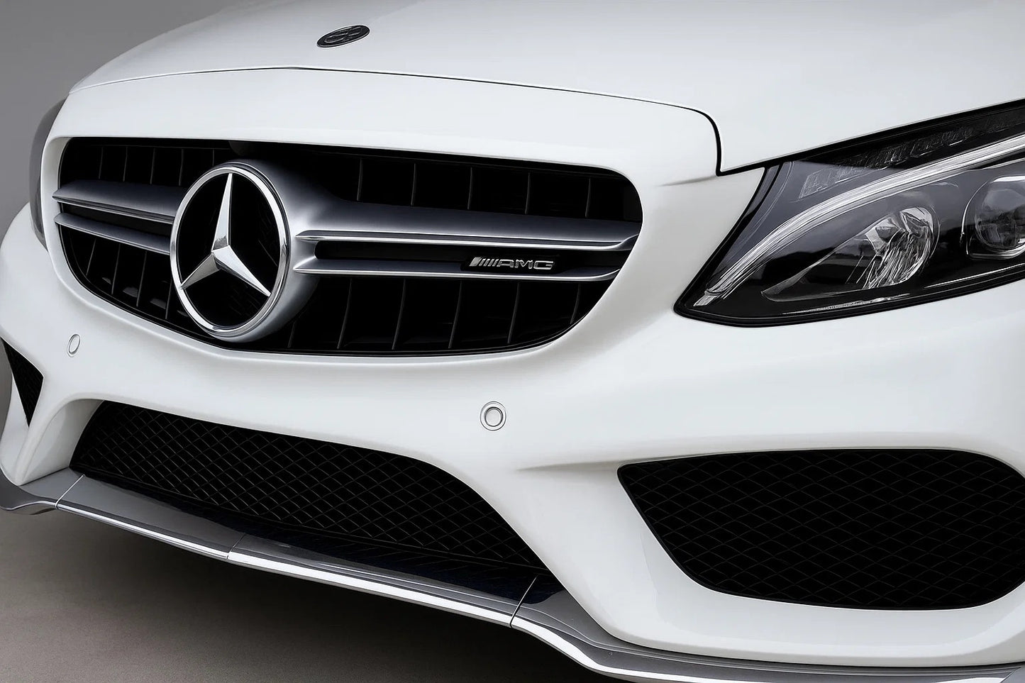 Front Grille C63-Design (for Avantgarde/AMG-Line/C43 AMG) for Mercedes C-сlass W205 2014-2021 - image 1