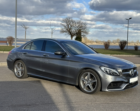 Body kit with full rear bumper (AMG C63-designs 2014-2018) for Mercedes C-сlass W205 2014-2021 - image 2