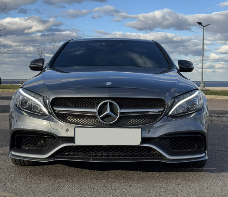 Front bumper assembly (AMG C63-design 2014-2018) for Mercedes C-сlass W205 2014-2021 - image 1