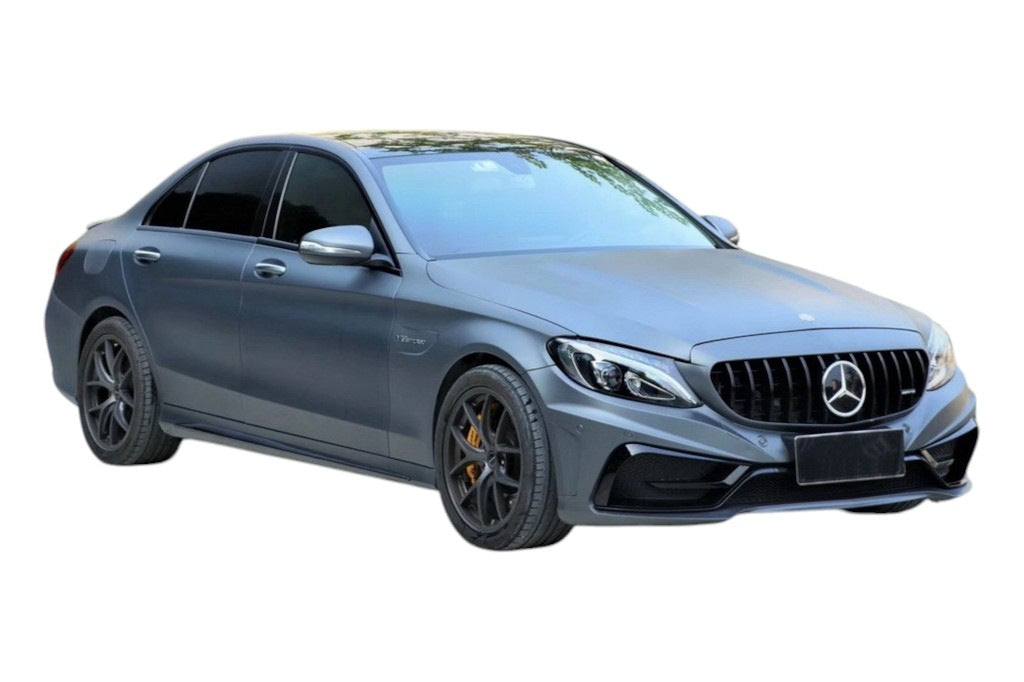 C63 AMG Style wings (aluminum, 2 pcs) for Mercedes C-class W205 2014-2021 - image 1