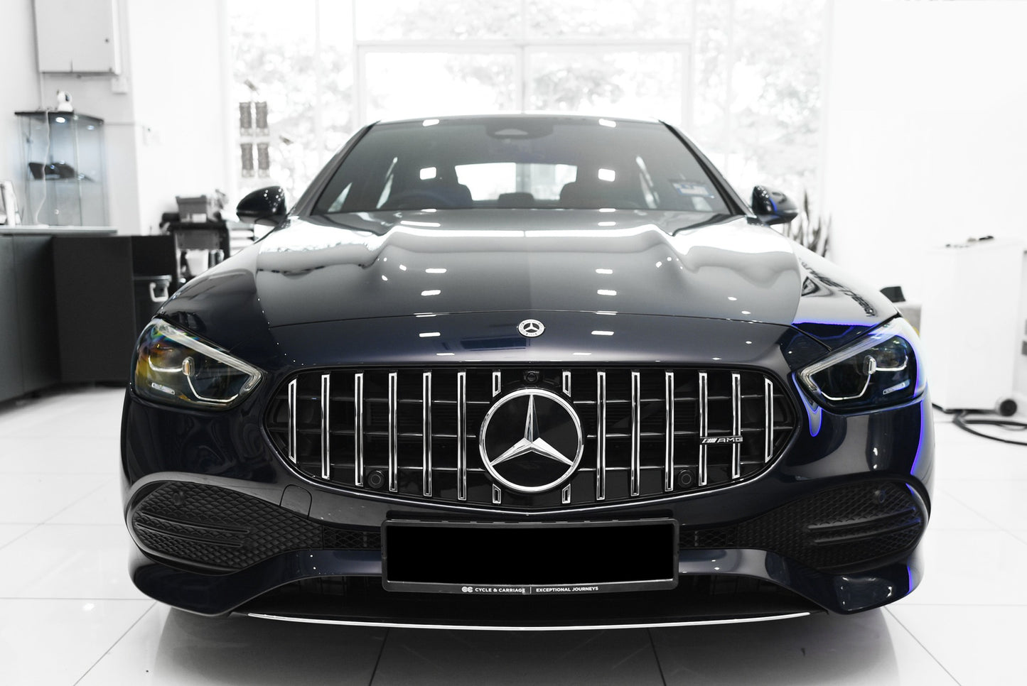 Front Grille GT Panamericana (for Base) for Mercedes C-class W206 2022- - image 1