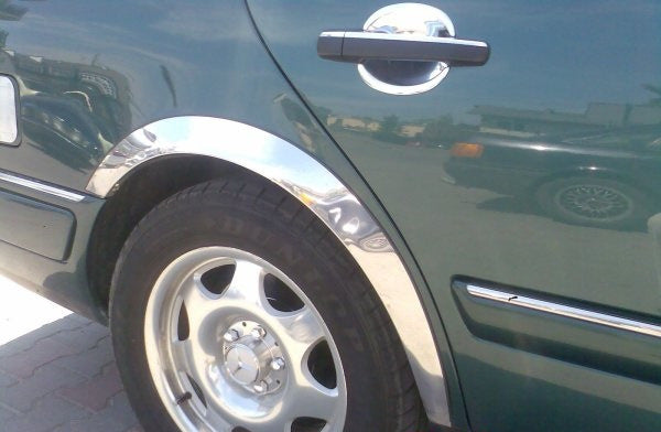 Fender flares (4 pcs, stainless steel) for Mercedes E-сlass W210 1995-2002 - image 3