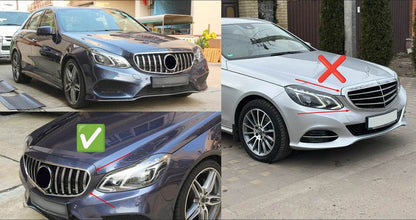 GT Panamericana front grille (for Avantgarde and AMG-Line, 2013-2016) for Mercedes E-class W212 2009-2016 - Reelken Auto