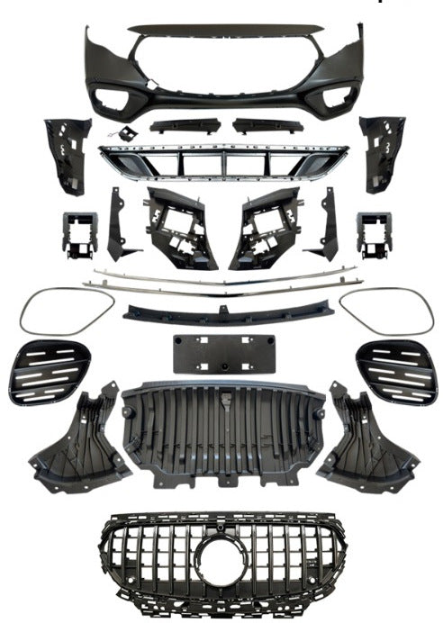 Front bumper in W223 S63 AMG style for Mercedes E-сlass W214 2023- - image 3