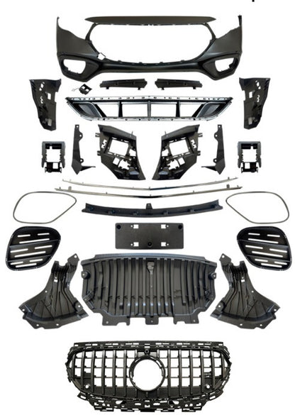 Front bumper in W223 S63 AMG style for Mercedes E-сlass W214 2023- - image 3