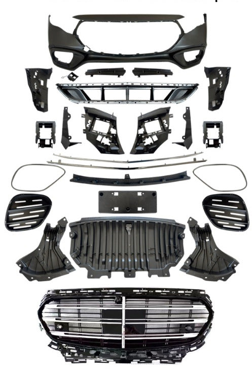 Front bumper in W223 AMG-Line style for Mercedes E-сlass W214 2023- - image 3