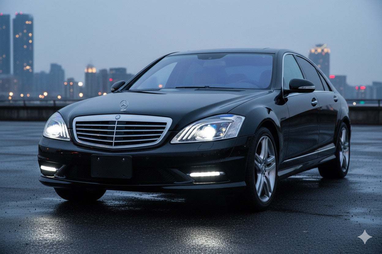 Facelift Headlights (Maybach X222 Design) for Mercedes S-сlass W221 2005-2013 - image 2