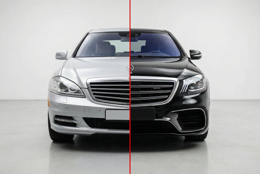 Facelift Body Kit to W222 AMG S63 for Mercedes S-сlass W221 2005-2013 - image 1