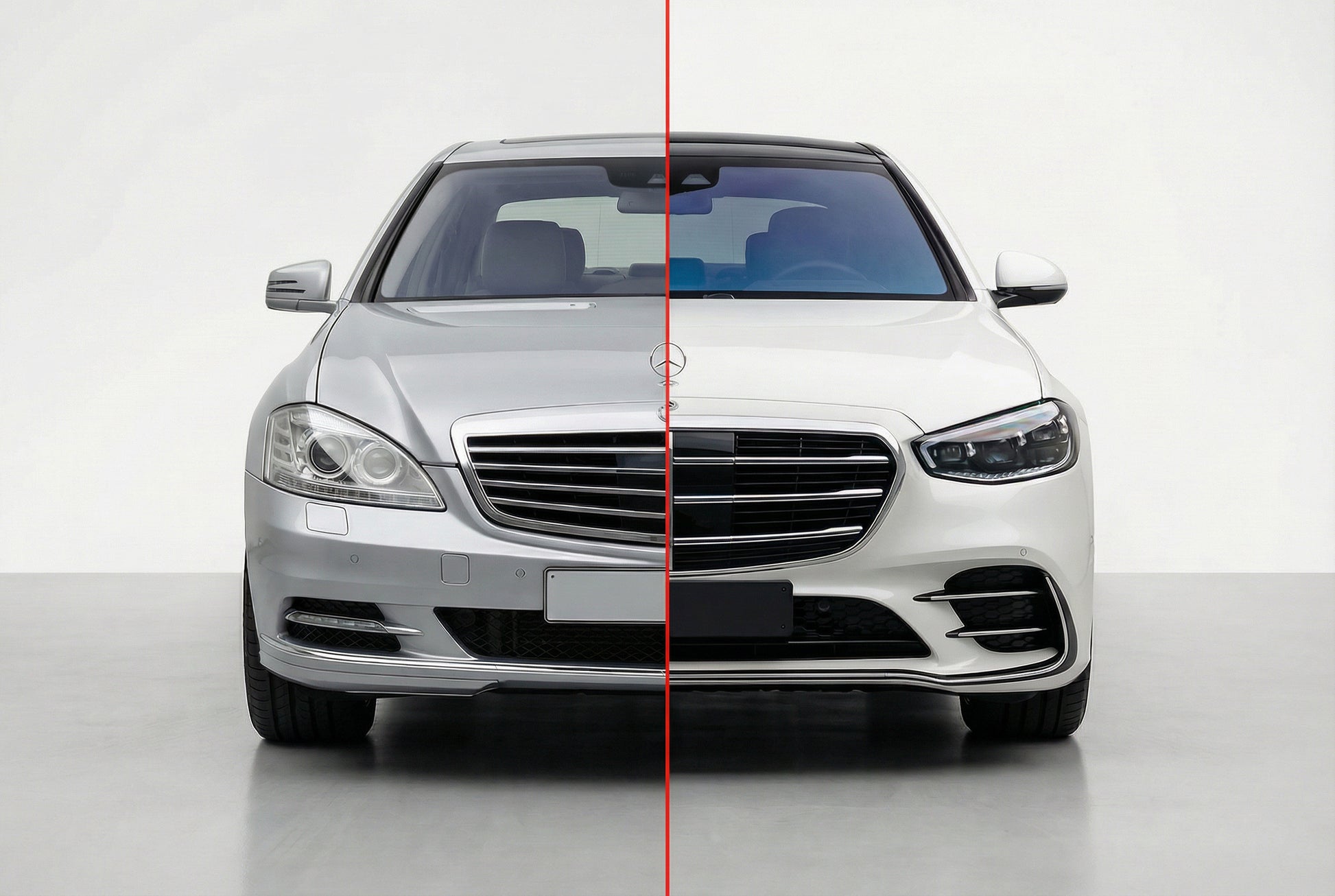 Facelift Kit to W223 AMG Line (with door handles and inserts) for Mercedes S-сlass W221 2005-2013 - image 1