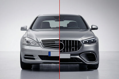 Facelift Kit to W223 AMG S63 (with door handles and inserts) for Mercedes S-сlass W221 2005-2013 - image 1