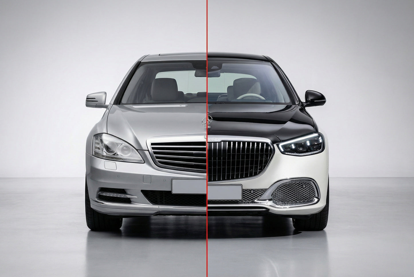 Facelift kit to W223 Maybach (with door handles and inserts) for Mercedes S-сlass W221 2005-2013 - image 1