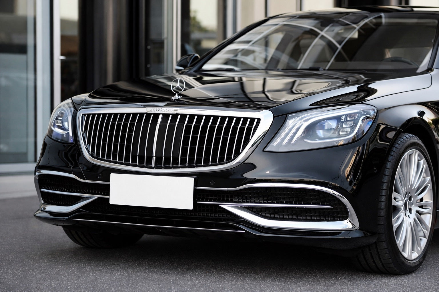 Body kit for Maybach (2018-2022, without lights) for Mercedes S-сlass W222 2013-2022 - image 2