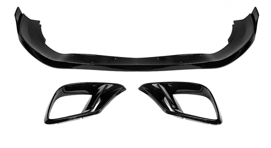 Front lip BRB (2018+) for Mercedes S-сlass W222 2013-2022 - image 2