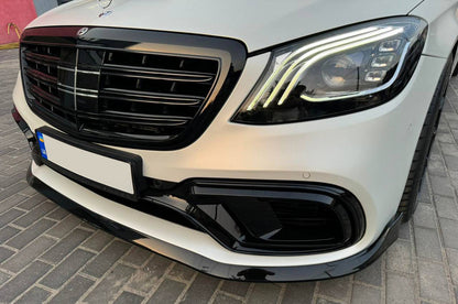 Front lip BRB (2018+) for Mercedes S-сlass W222 2013-2022 - image 4
