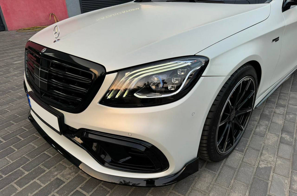 Front lip BRB (2018+) for Mercedes S-сlass W222 2013-2022 - image 3