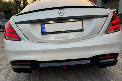 BRB rear diffuser (paintable, 2018+) for Mercedes S-class W222 - image 5