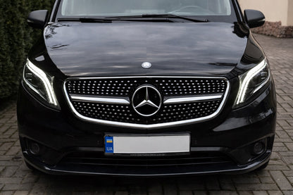 Front Grille Diamond (2014-2023 for Vito W447) for Mercedes Vito/V-class W447 2014- - image 1