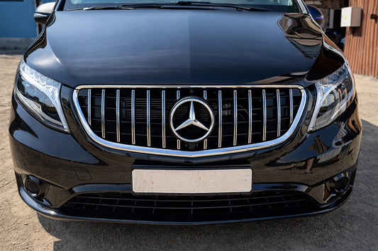 Front Grille GT Panamericana Chrome (2014-2023 for Vito W447) for Mercedes Vito/V-class W447 2014- - image 1