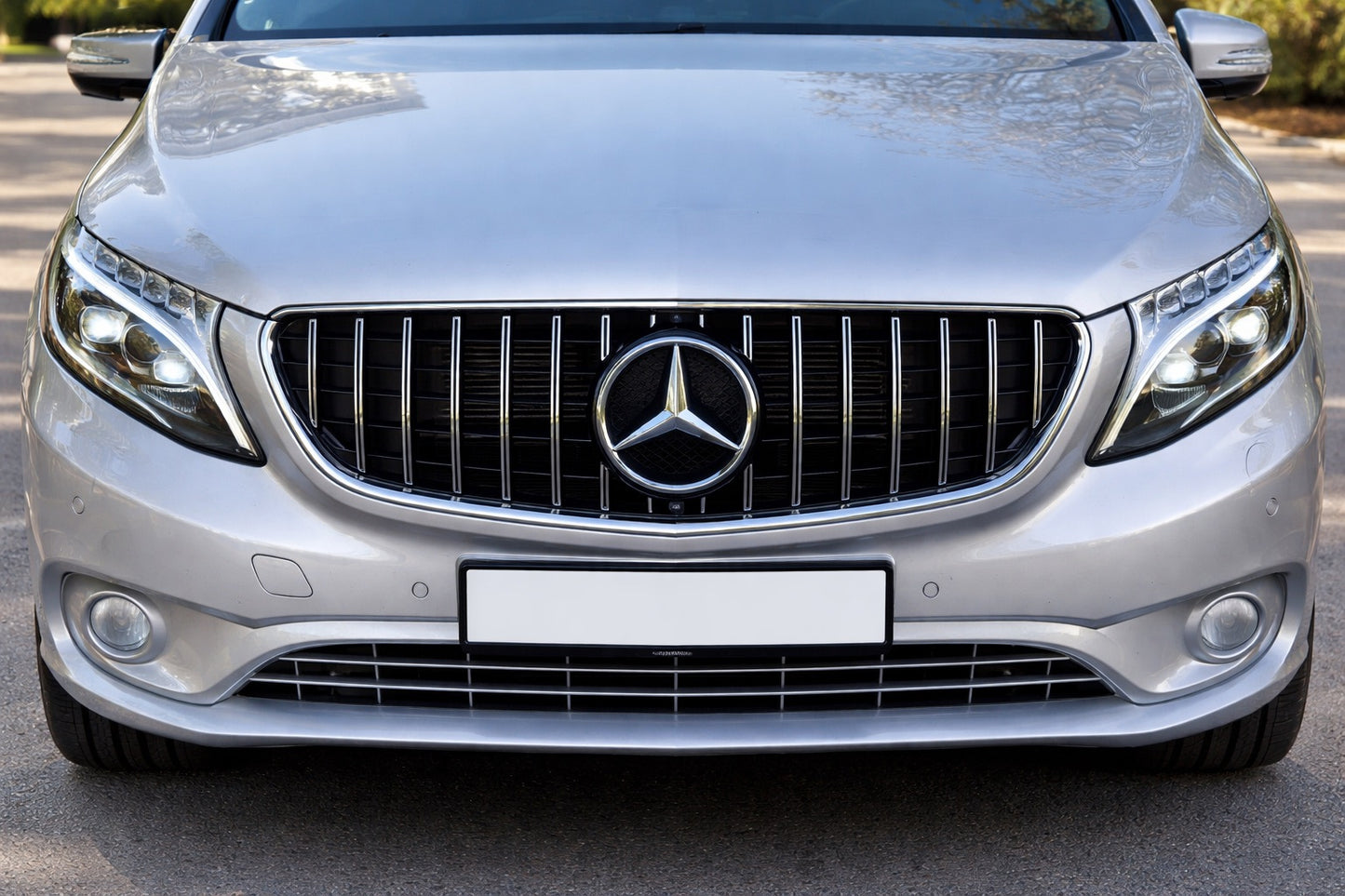 Front Grille GT Panamericana Chrome (2014-2023 for Vito W447) for Mercedes Vito/V-class W447 2014- - image 3