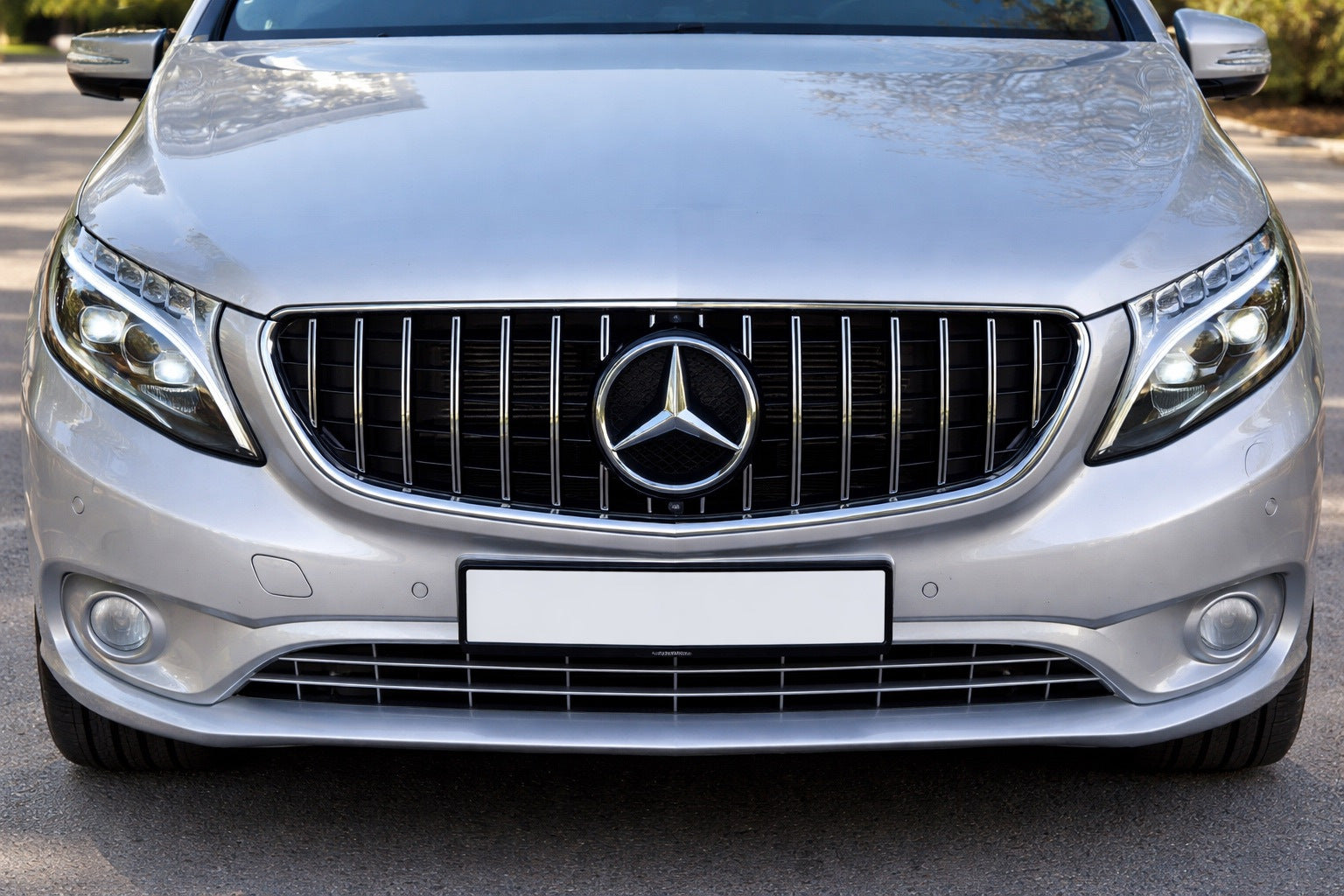 Front Grille GT Panamericana Chrome (2014-2023 for Vito W447) for Mercedes Vito/V-class W447 2014- - image 3