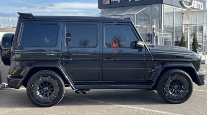Black moldings in assembled form (2019 design) for Mercedes G class W463 1990-2018 - Reelken Auto