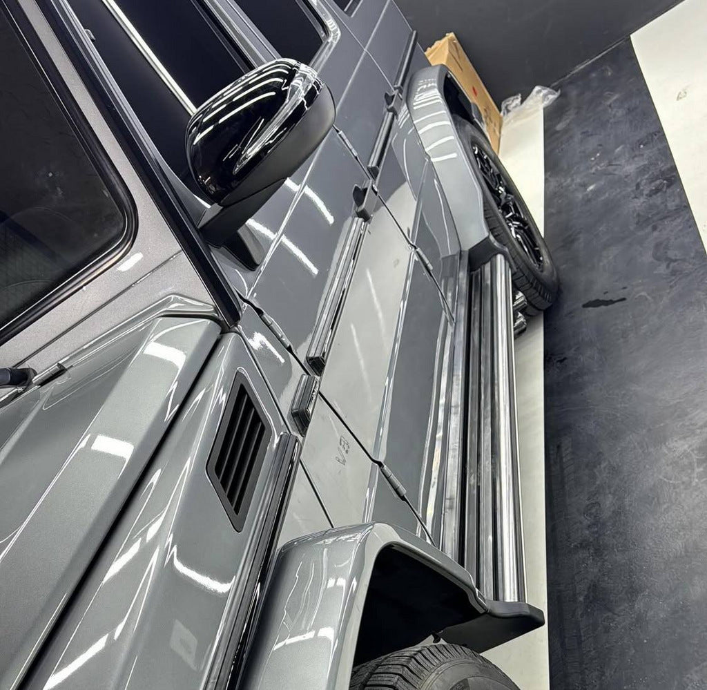 Black door moldings pre-assembled (2019 design) for Mercedes G сlass W463 1990-2018 - image 3