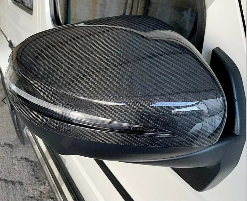 Carbon Mirror Covers (2 pcs) for Mercedes G сlass W463 2018-2024 - image 3