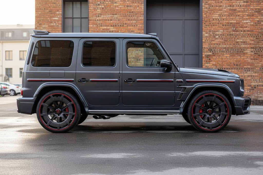 Forged Aluminum and Carbon Wheels G900 (R24, Set of 4) for Mercedes G сlass W463 1990-2018 - image 2