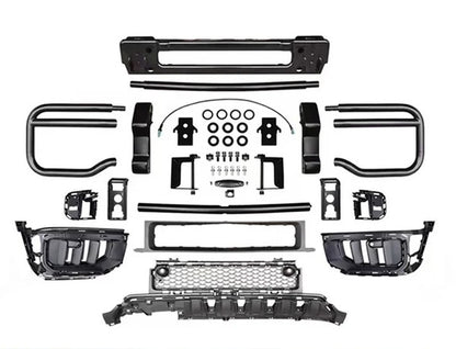 Front bumper guard with grille (for AMG G63) for Mercedes G сlass W465 2025- - image 3