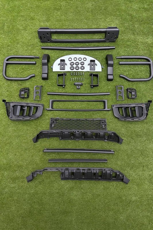 Front bumper guard with grille (for AMG G63) for Mercedes G сlass W465 2025- - image 2