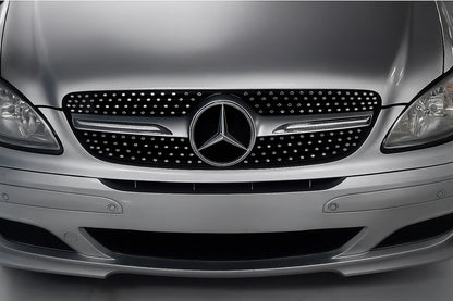 Front Grille Diamond Silver (2004-2010) for Mercedes Vito W639 2004-2014 - image 1