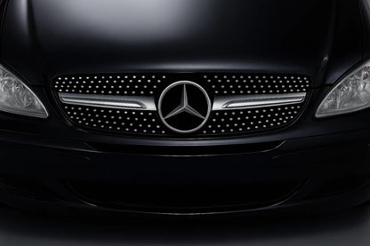 Front Grille Diamond Silver (2004-2010) for Mercedes Vito W639 2004-2014 - image 2