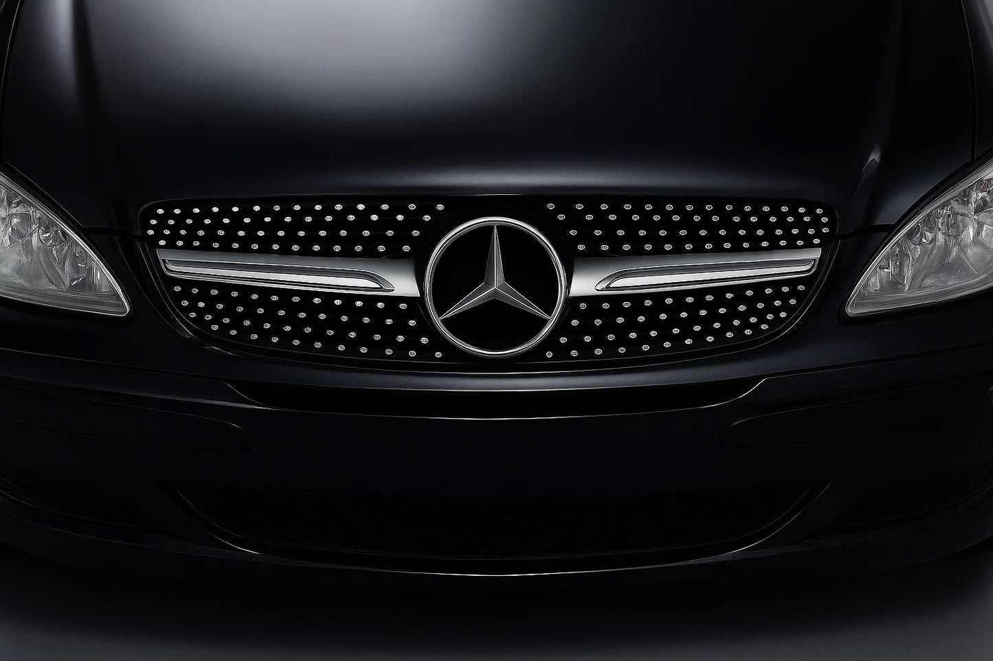 Front Grille Diamond Silver (2004-2010) for Mercedes Vito W639 2004-2014 - image 2