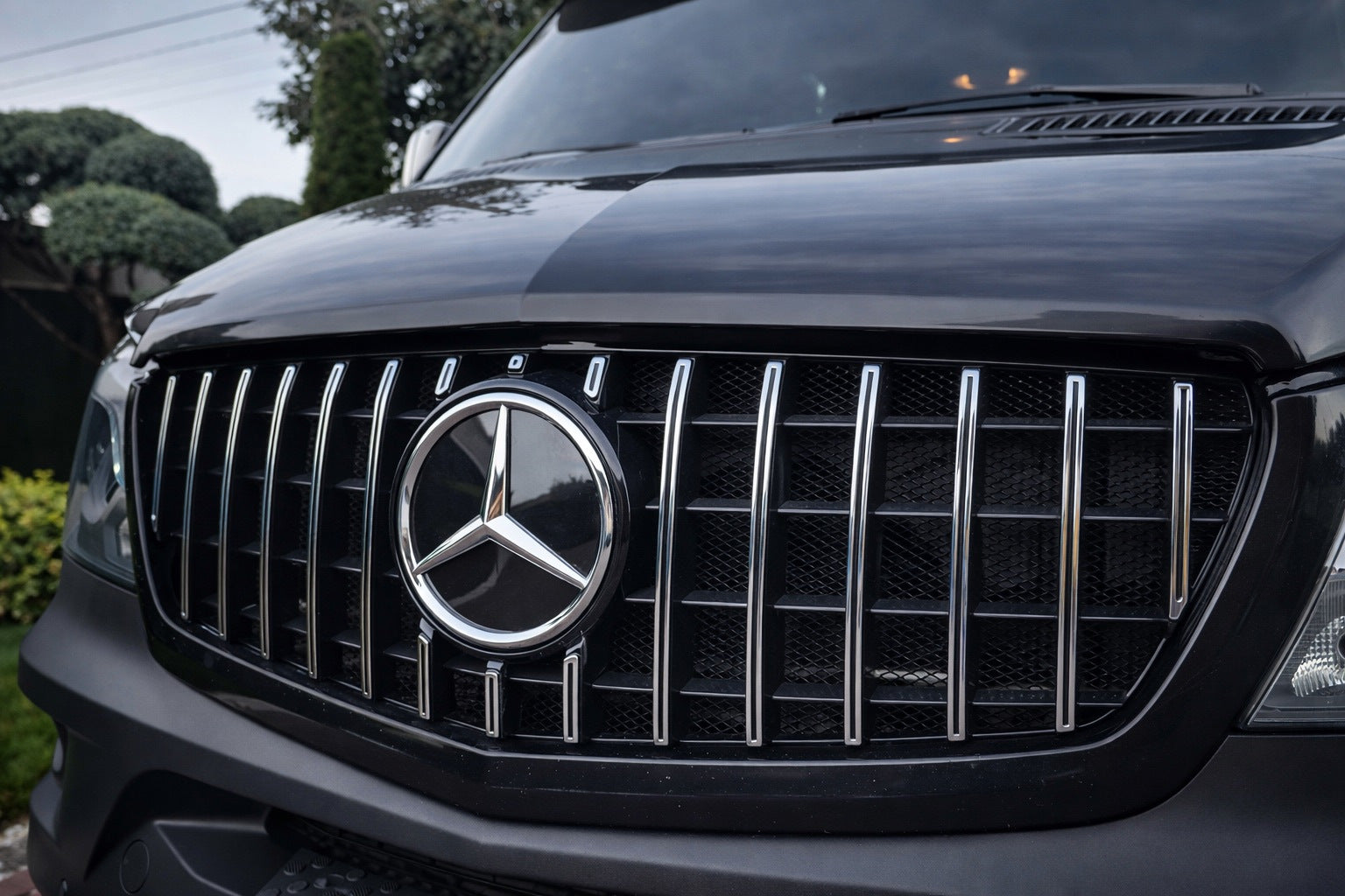 Front Grille GT Panamericana Chrome (2013-2018) for Mercedes Sprinter W906 2006-2018 - image 2