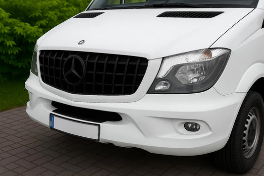 Front Grille Panamericana GT Panamericana Black (2013-2018) for Mercedes Sprinter W906 2006-2018 - image 1