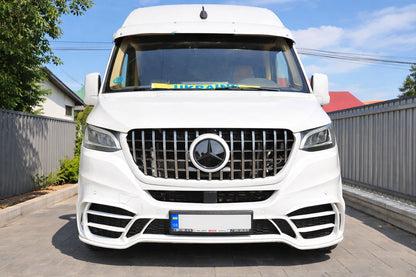 Front Bumper with Grille V2 (AMG) for Mercedes Sprinter W907/W910 2018- - image 3