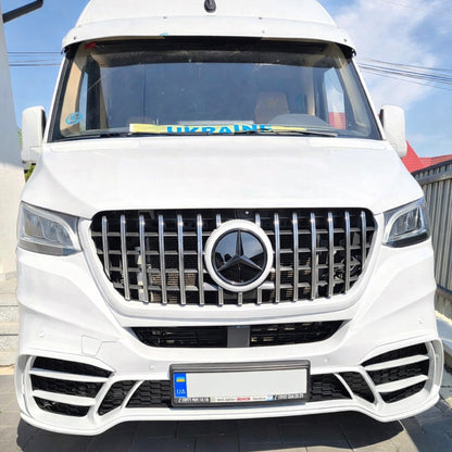 Front Bumper with Grille V2 (AMG) for Mercedes Sprinter W907/W910 2018- - image 7