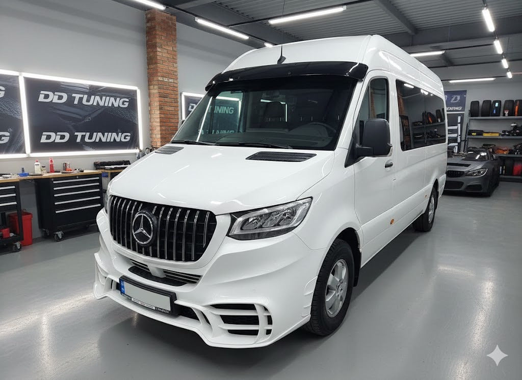 Front Bumper with Grille V2 (AMG) for Mercedes Sprinter W907/W910 2018- - image 5
